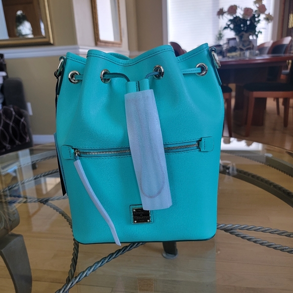 Dooney & Bourke NWT Saffiano Drawstring - Picture 5 of 17